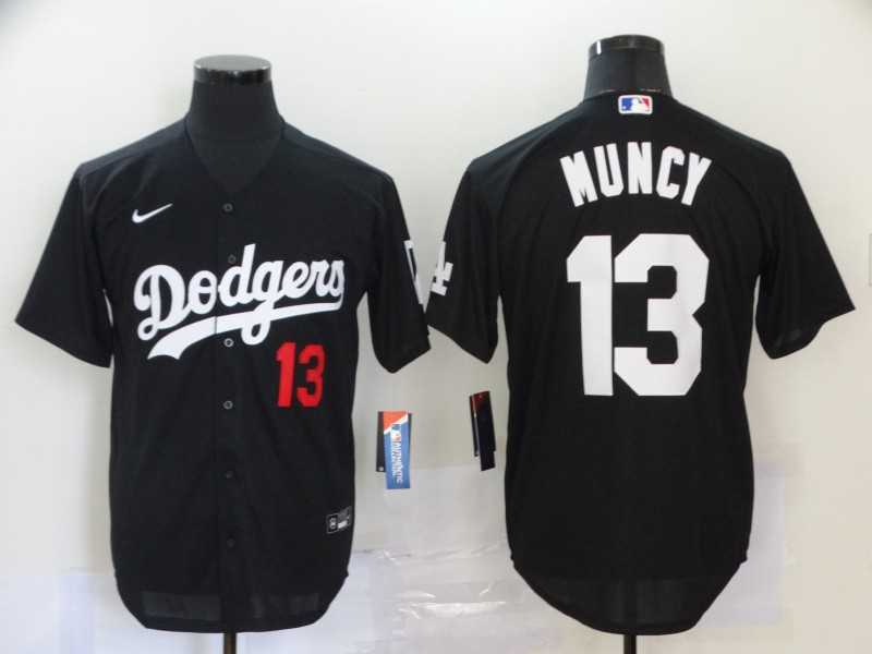 Dodgers 13 Max Muncy Black 2020 Nike Cool Base Jersey,We sell and wholesale Dodgers 13 Max Muncy Black 2020 Nike Cool Base Jersey on line form chian!